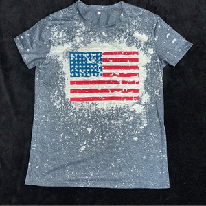 American flag t-shirt ladies size small‎